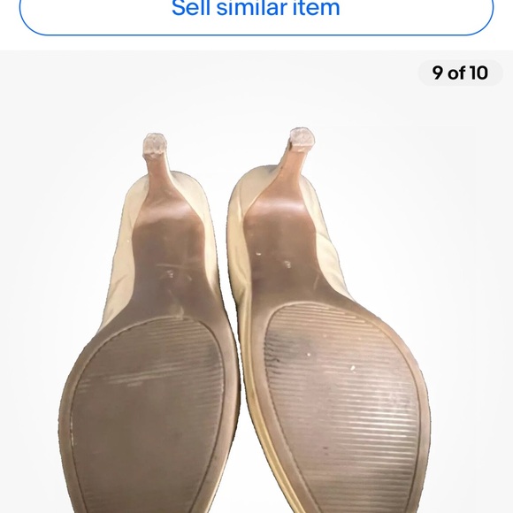 Kate and Kelly womens shoes size 8 in Beige, Small Nicks‎ On Heels As Shown - Picture 7 of 8